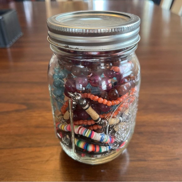 Mystery Jewelry Jar Colorful Bracelets And Necklaces Boho - Picture 3 of 9